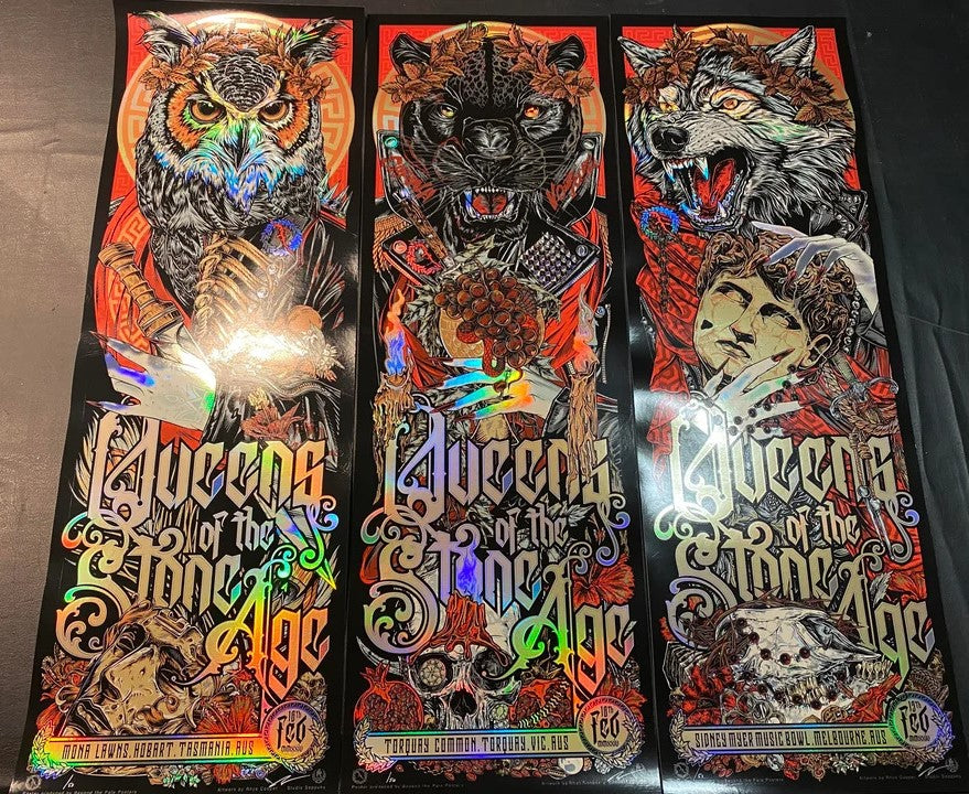 QOTSA. Rhys FOIL set