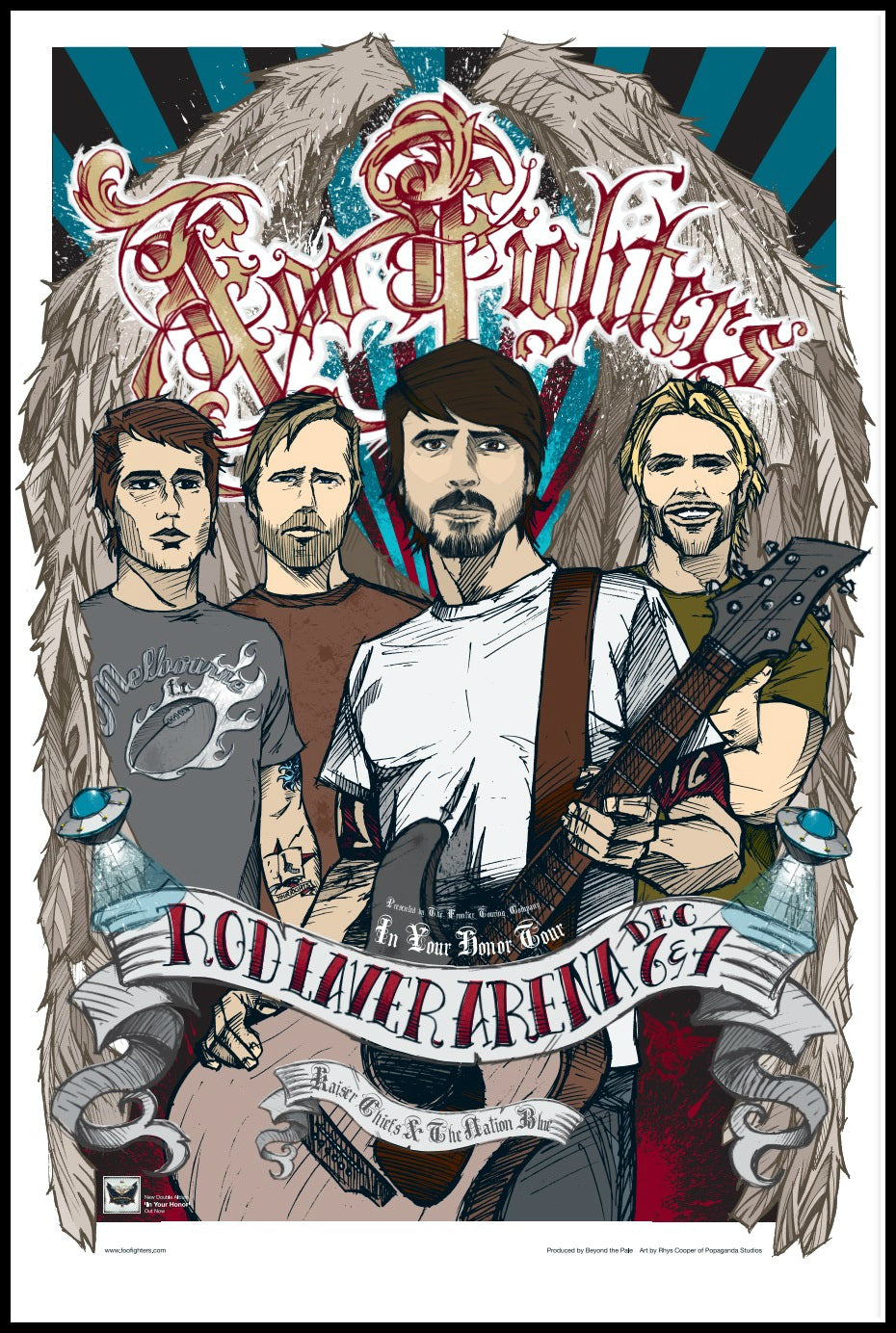 Foo Fighters Melbourne Beyond The Pale Posters