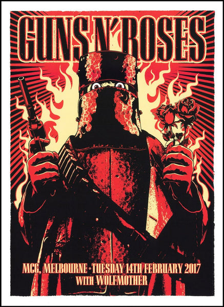Guns N, Roses. Melbourne