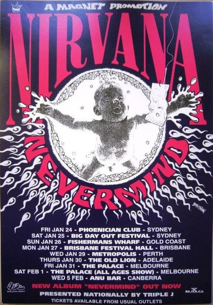 NIRVANA, 1992 Australian tour