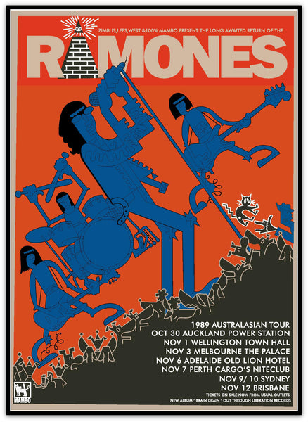 RAMONES, Australian tour